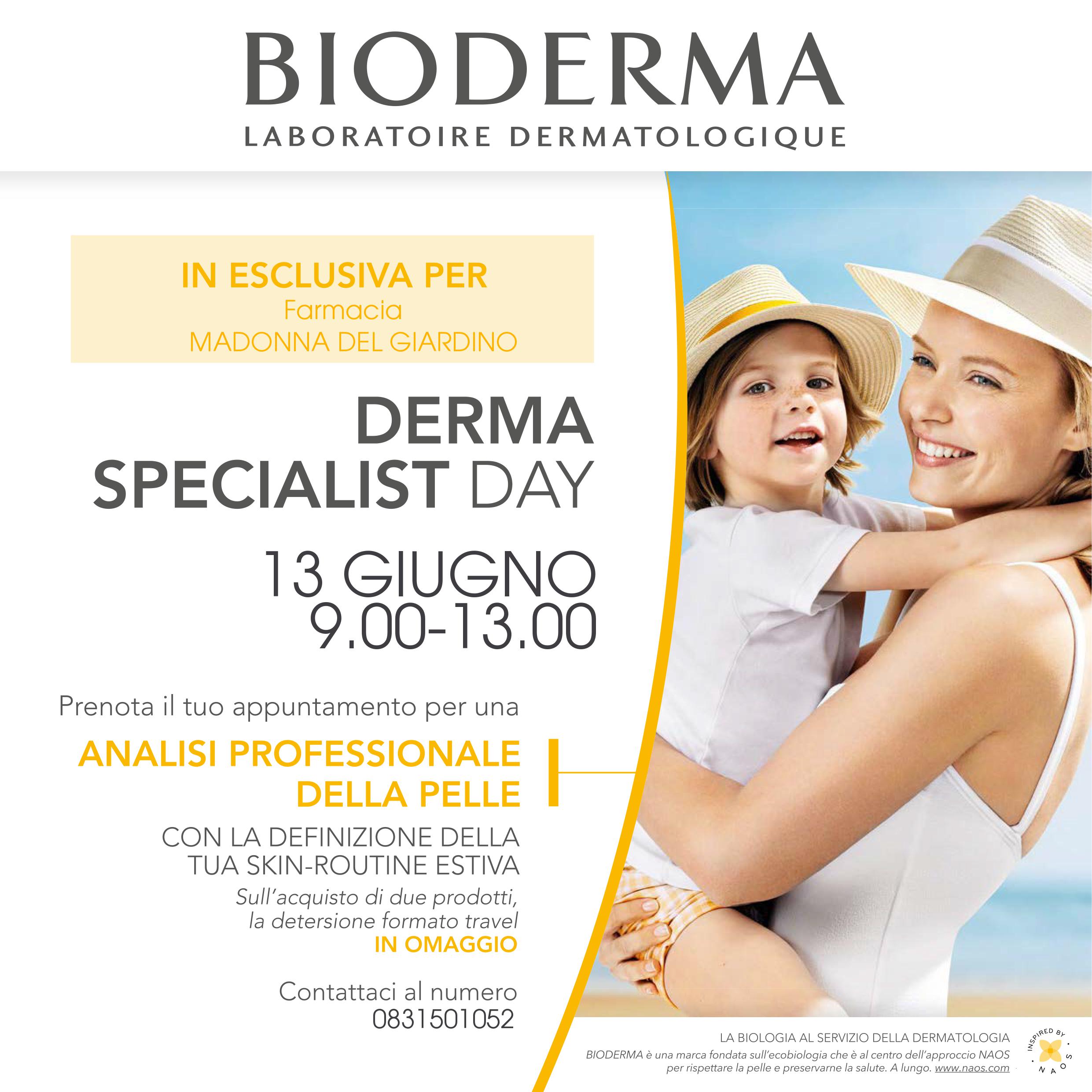 13 Giugno - Derma specialist Day